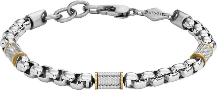 Fossil Bracelet de bijoux (19.50 cm, Acier inoxydable)