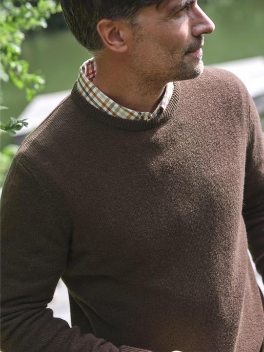 Produktbild Woolovers Lambswool Pullover mit Rundhalsausschnitt (M)