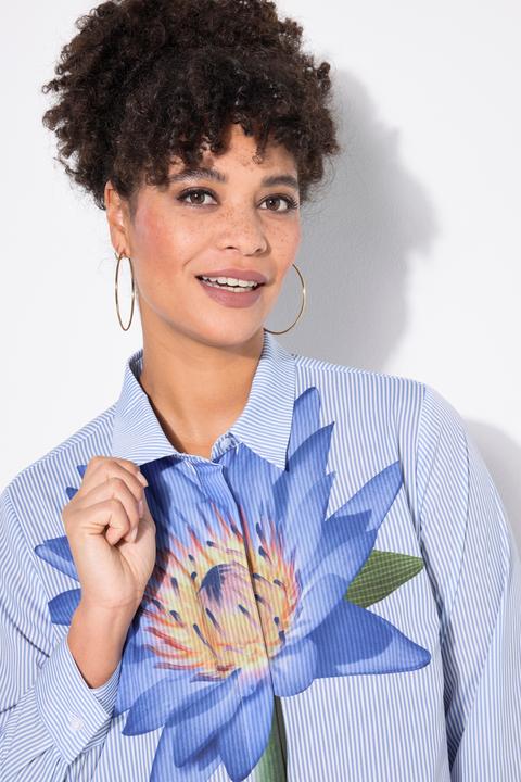 Actual product image Miamoda Bluse, Loose Fit, Streifen, Blüten-Motviv (52)