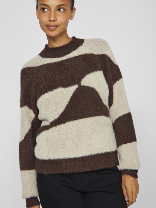 Produktbild Vila Gemusterter Strickpullover (XS)