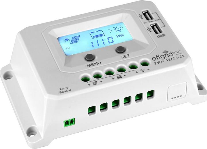 Actual product image Offgridtec ® basicPremium-L 100W solar system 12V complete system (100 W)