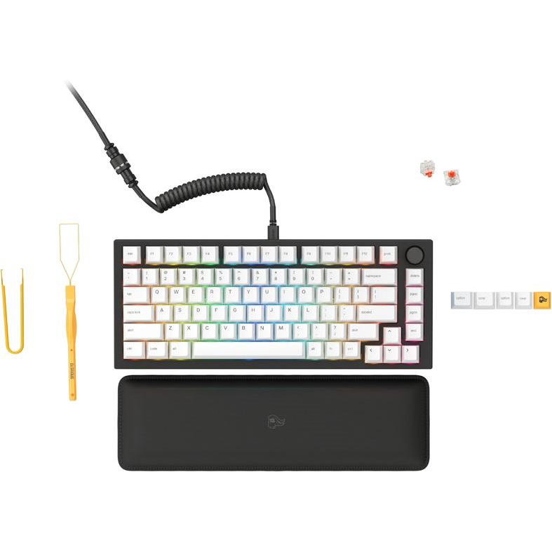 Thumbnail - Glorious PC Gaming Race GMMK Pro (US, Kabelgebunden), Tastatur, Schwarz, Weiss