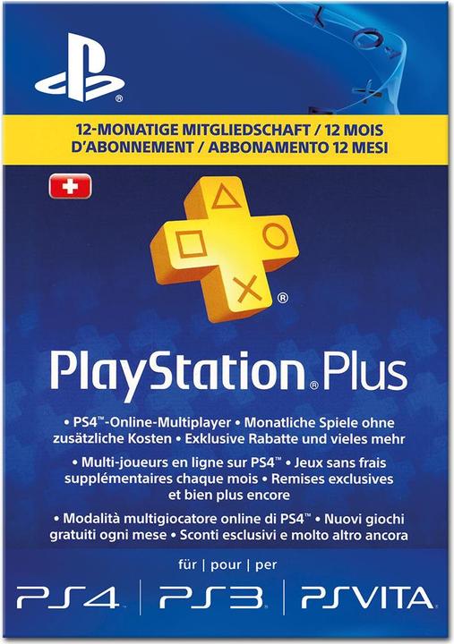 Sony PlayStation Plus Card (PS3, PS4)