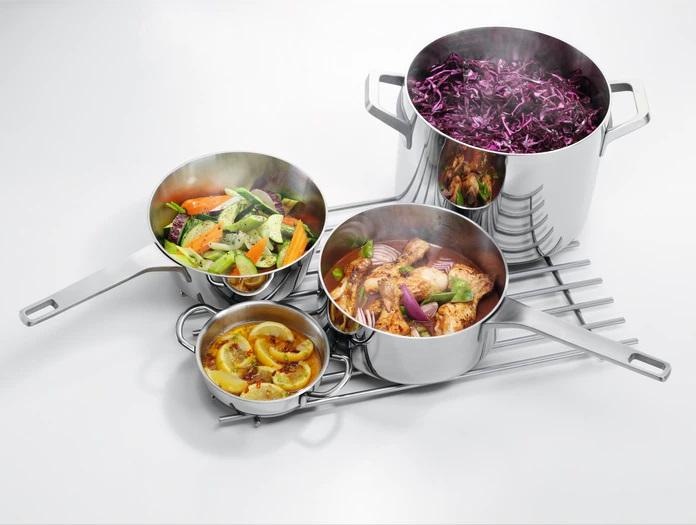 Produktbild Electrolux RGG 6242 LOX Kochfeld Schwarz, Edelstahl Einbau-Gasherd(e) 4 Kochstellen