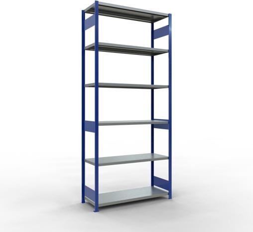 Actual product image Schulte Lagertechnik MULTIplus250 basic racking system with length ledgers