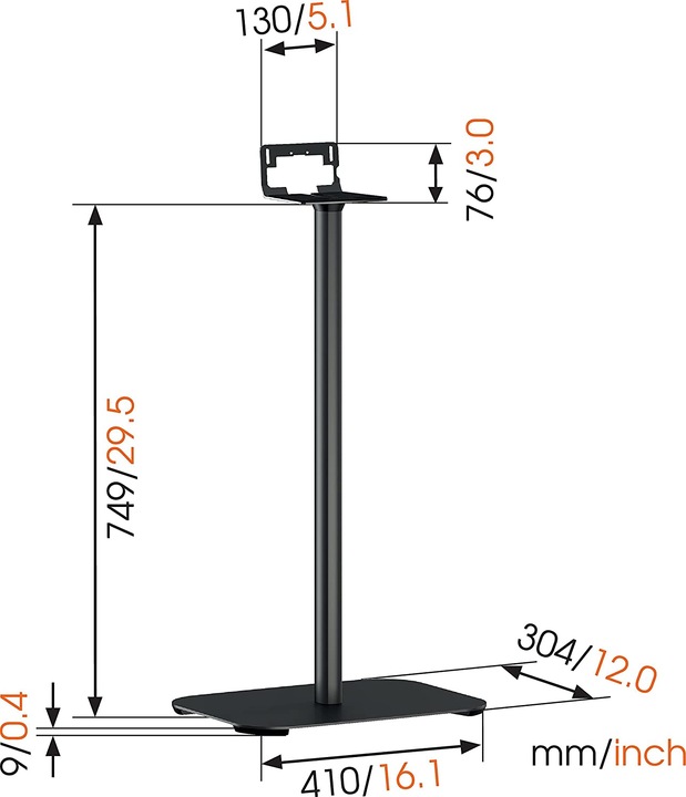 Actual product image Vogels Sound 3305 (1 pcs., Stand, Height-adjustable)