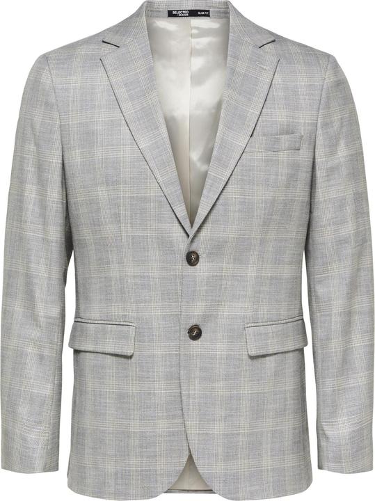 Actual product image Selected Checked Single Breasted Blazer (52)