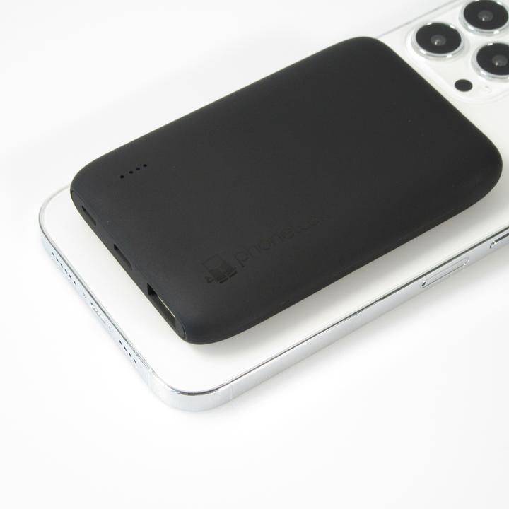 Produktbild PhoneLook 15W kabellose externe MagSafe Qi Batterie Power Bank 5000 mAh Ladegerät (5000 mAh, 20 W)