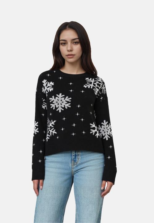 Actual product image Only Pullover XMAS ROLFA Strickpullover R-Neck (L)