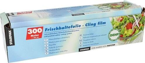 Actual product image Papstar Cling film 30 cmx300 m (WxL) 7,5µm PVC (1 x)