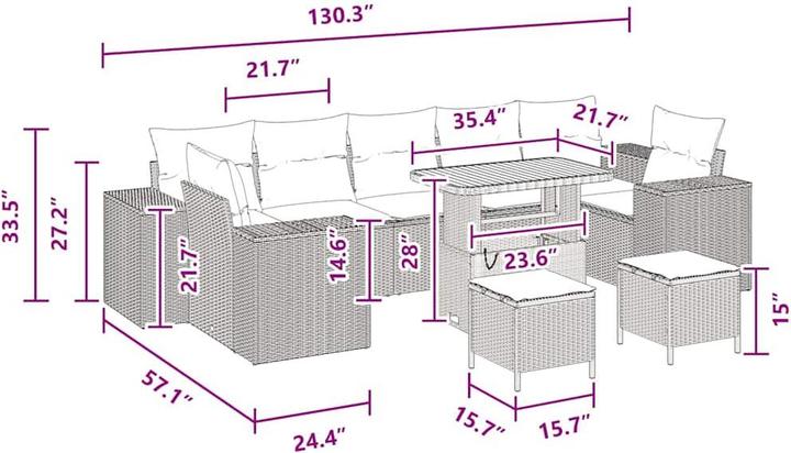 Produktbild vidaXL Miranda