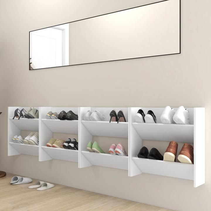 Produktbild vidaXL Wand-Schuhschrank (18 x 60 x 60 cm)