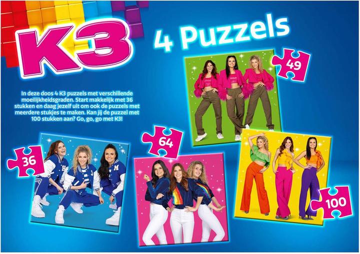 Produktbild K3 Puzzle 36/49/64/100 Teile (100 Teile)