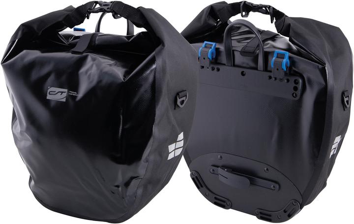 Image du produit Contec Sacoche Travel Waterproof 20l noir (20 l, Sac de porte-bagages)