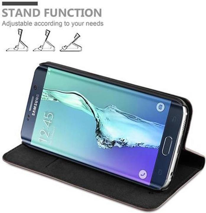Productafbeelding Cadorabo Boek Onzichtbare Magneethoes (Samsung Galaxy S6 Edge)