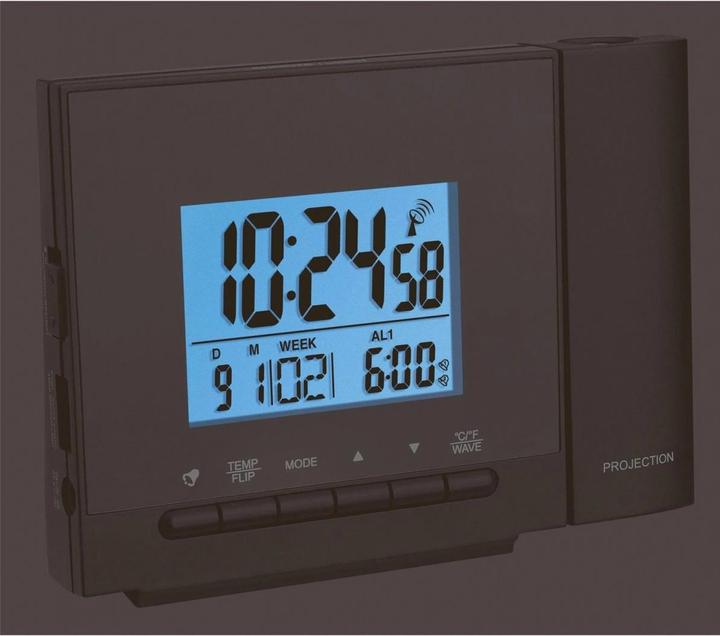Produktbild TFA Funk-Projektionsuhr mit Temperatur