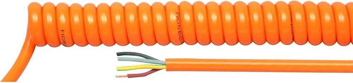 Produktbild Helukabel 85376 Spiralkabel H07BQ-F 500 mm / 2000 mm 3 G 1.50 mm² Orange 1 St. (2 m)