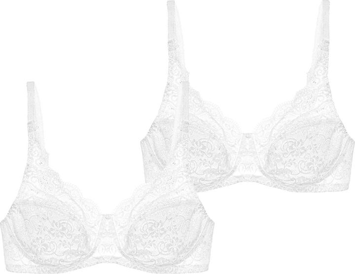 Actual product image Triumph Amourette 300 underwired bra (95 B, pack of 2)