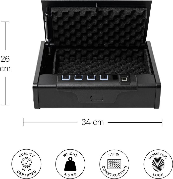 Immagine prodotto Paladin Cassaforte biomeccanica per le macchine digitali