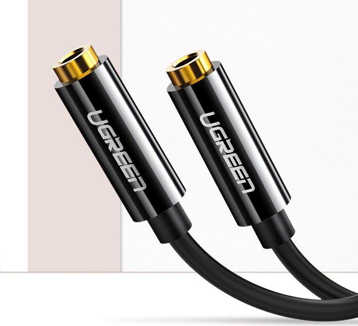 Image du produit Ugreen jack 3,5 mm - 2x 3,5 mm femelle (0.25 m, Jack 3,5 mm (AUX))