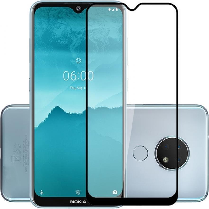 Thumbnail - Screenguard Nokia 6.2 Full Screen Panzerglas Schutzfolie 2.5D 9H (1 Stück, Nokia 6.2), Smartphone Schutzfolie, Schwarz