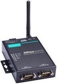 Moxa NPORT W2250A-W4-T-EU - Serveur de périphériques sans fil RS-232422485 à 2 ports avec bande WLAN