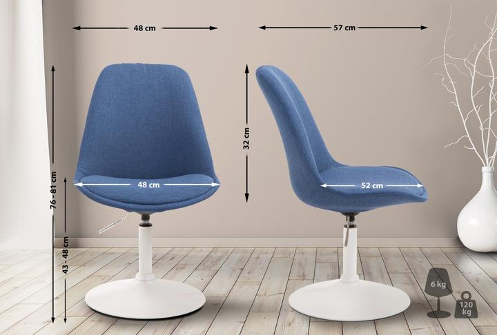 Actual product image CLP Maverick W fabric chair