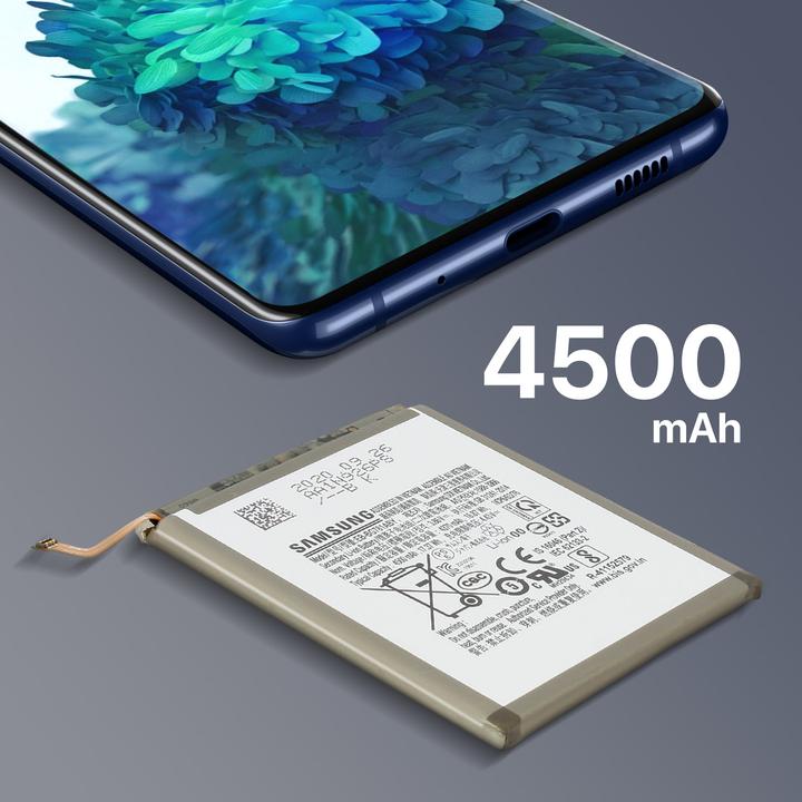 Actual product image Samsung EB-BG781ABY 4500 mAh battery