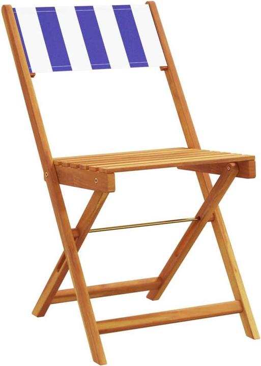 Immagine prodotto vidaXL Sedie da bistrot 2 pezzi. Acacia e tessuto