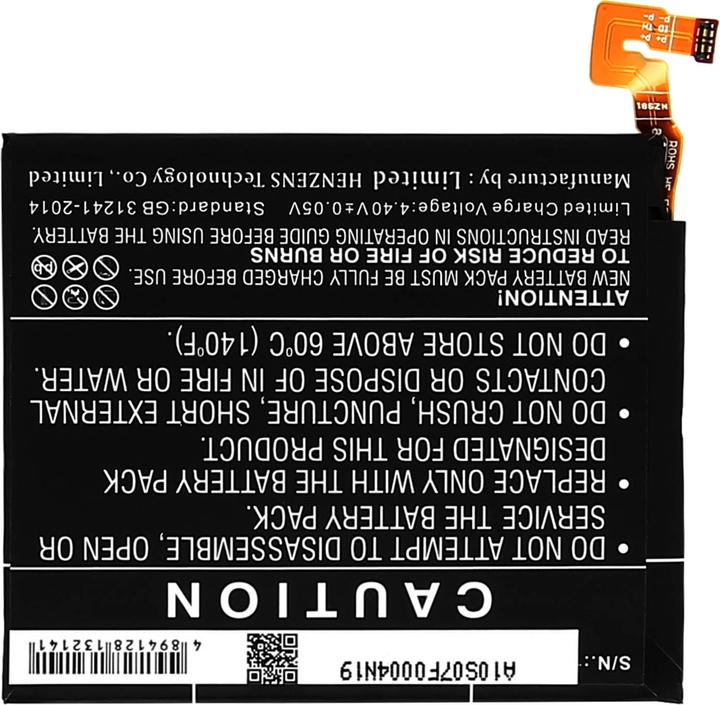 Actual product image CS Cameron Sino Nokia CS-NK800SL 2500 mAh Battery