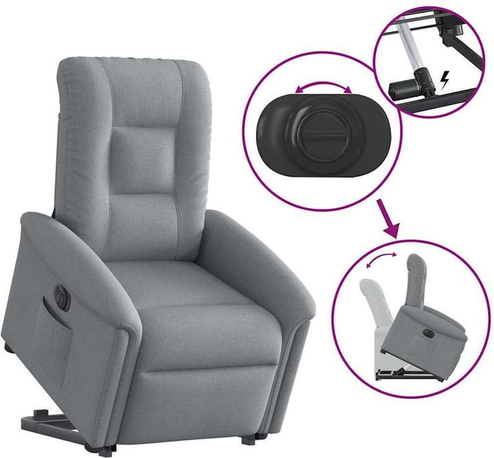 Image du produit vidaXL Relaxsessel mit Aufstehhilfe