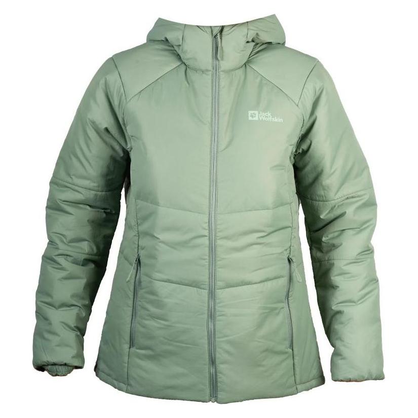 Jack Wolfskin, Damen, Outdoorjacken, Bergland Ins Hoody W (Xxl), Grün, Xxl