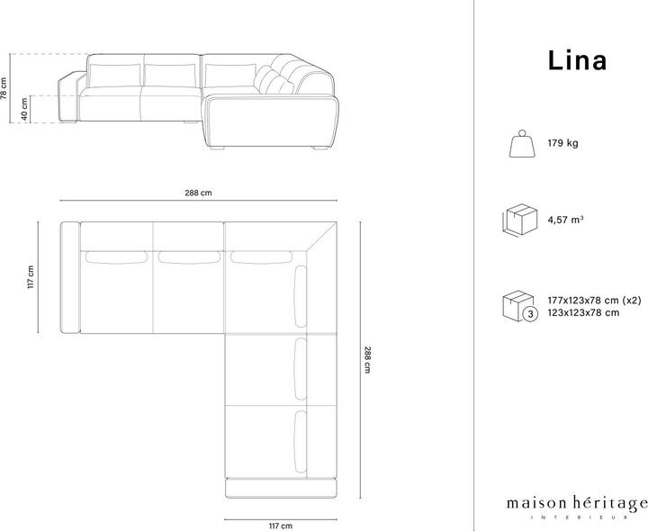 Produktbild Maison Heritage Lina (Ecksofa, Modular Sofa)