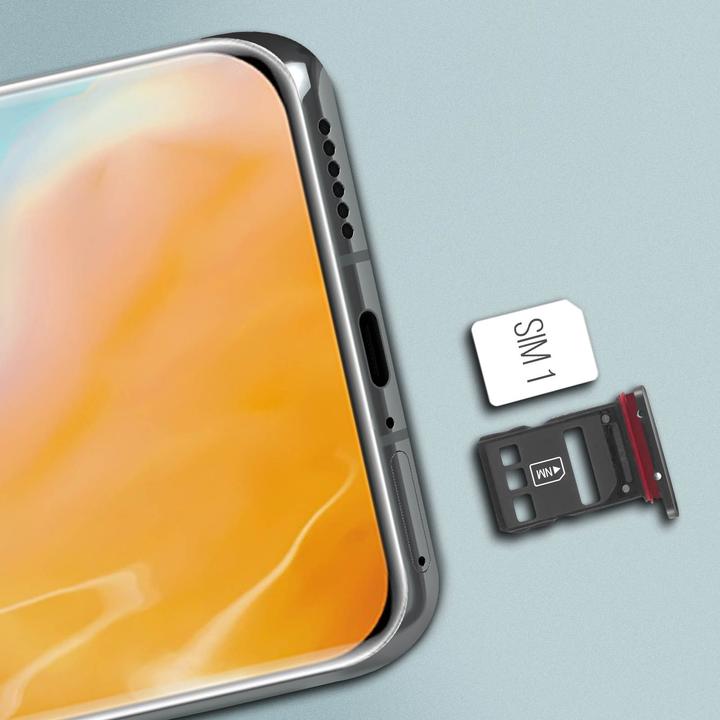 Actual product image Clappio Replacement Sim Holder Huawei P40 / P40 Pro (SIM holder, Huawei P40 Pro)