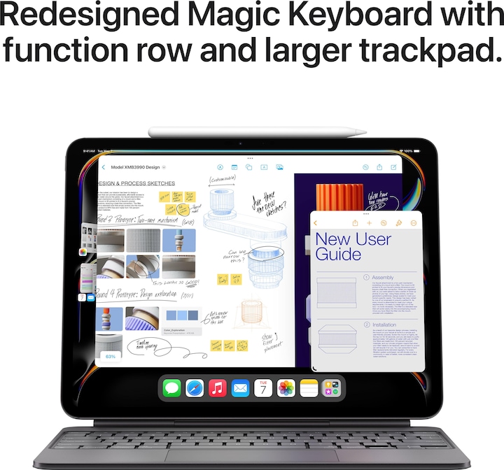 Produktbild Apple iPad Pro 11 2024 (M4) (5G, 11", 256 GB, Space Black)