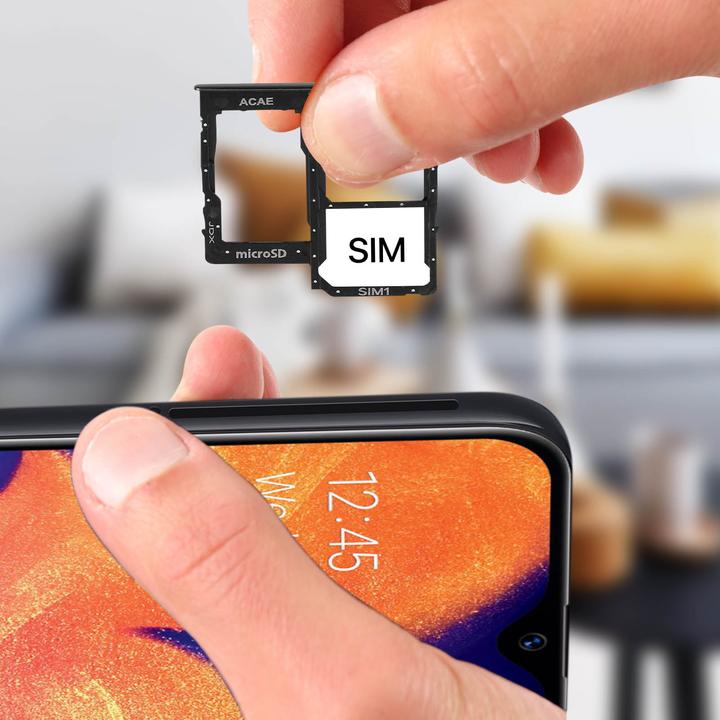Actual product image Clappio Replacement Sim Holder Samsung Galaxy A10e (SIM holder, Galaxy A10e)