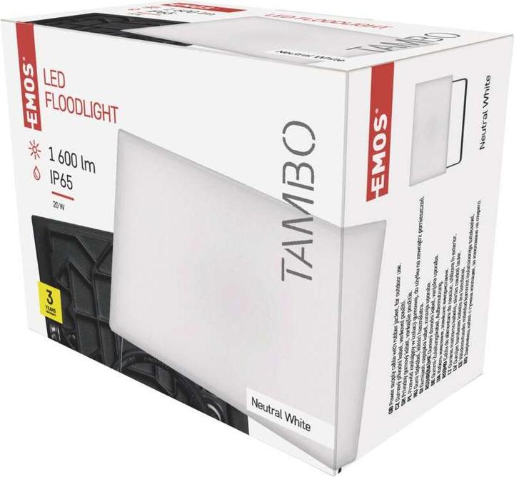 Image du produit Emos Projecteur à LED TAMBO, 20W (1600 lm)