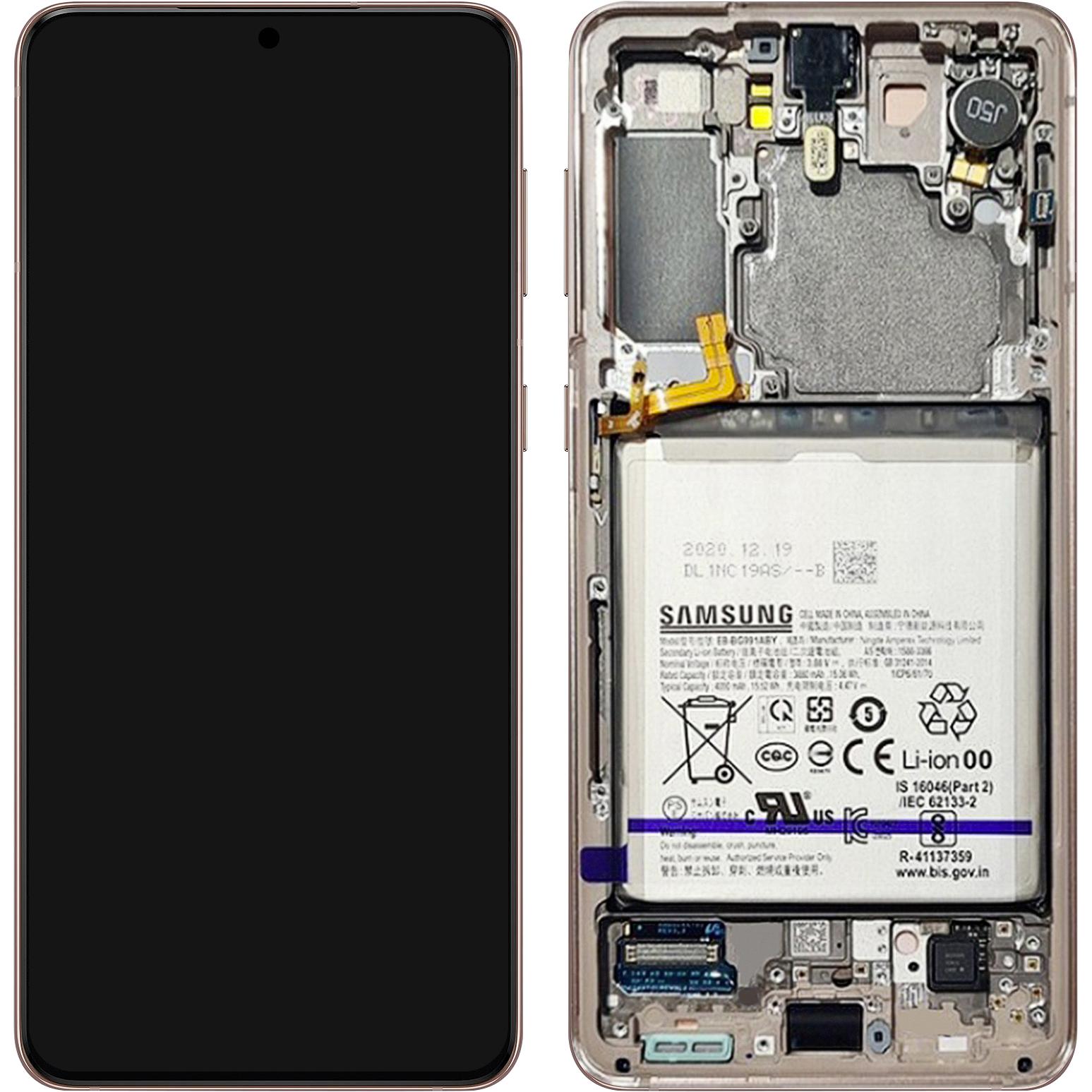 Samsung LCD-Display Galaxy S21 (Display, Galaxy S21), Mobilgerät Ersatzteile, Violett