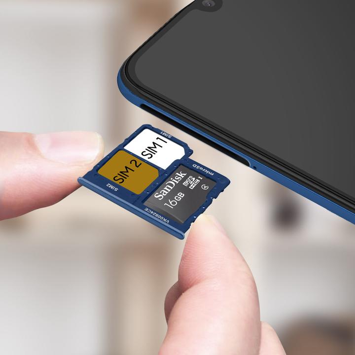 Image du produit Clappio Support Sim de rechange Samsung A40 (Support de carte SIM)