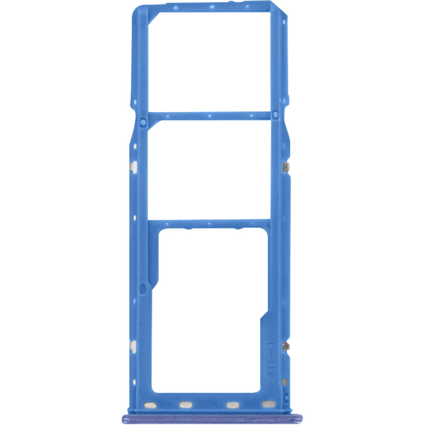 Clappio Ersatz Sim-Halter Samsung A50 (SIM-Halterung, Galaxy A50), Mobilgerät Ersatzteile, Blau
