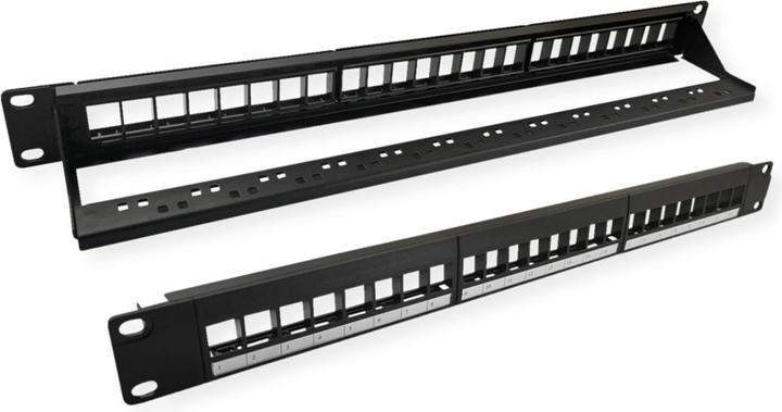 Produktbild Value 19-Keystone-Modulträger 1HE 24 Ports ungeschirmt 3-teilig (26.99.0368)