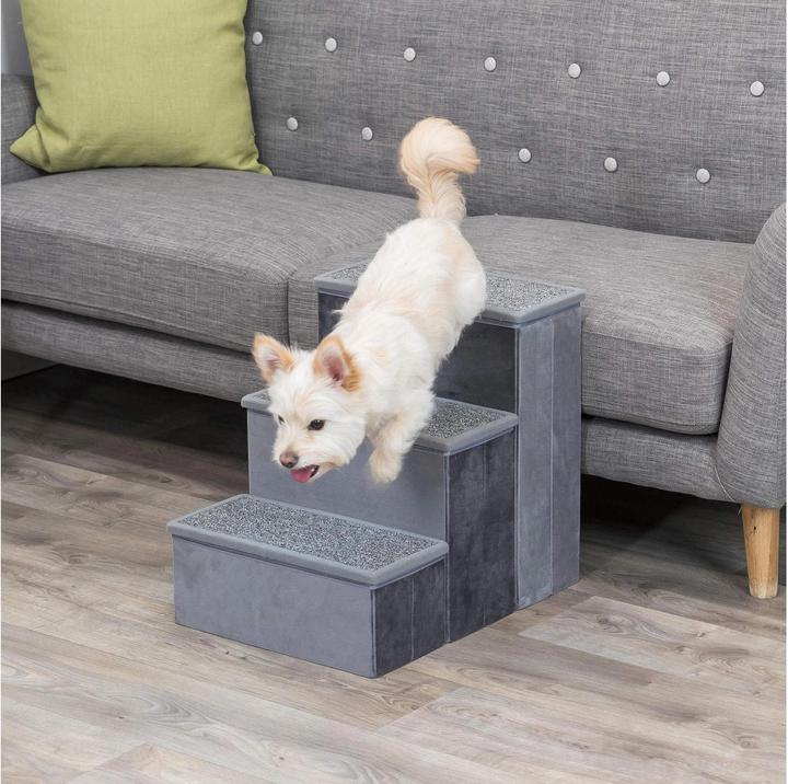 Image du produit Trixie Escalier avec espace de rangement (50 cm, Gris)