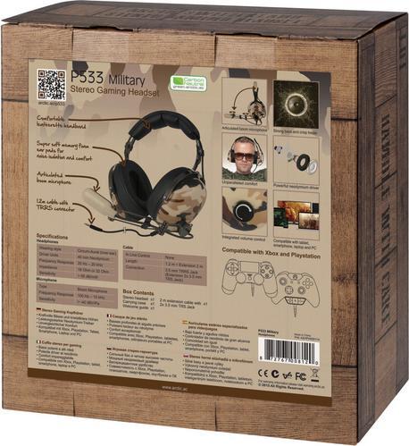 Actual product image Arctic P533 Military (Cable)