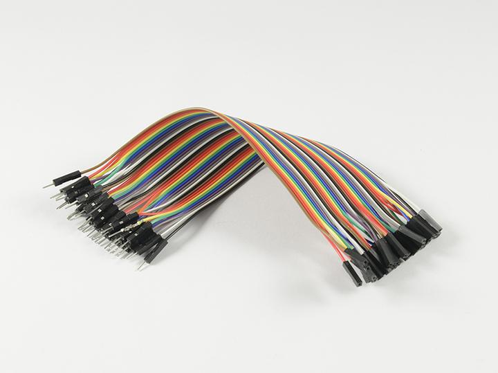Image du produit Allnet Câble Arduino Dupont 40 PIN 20 centimètres mâle-femelle