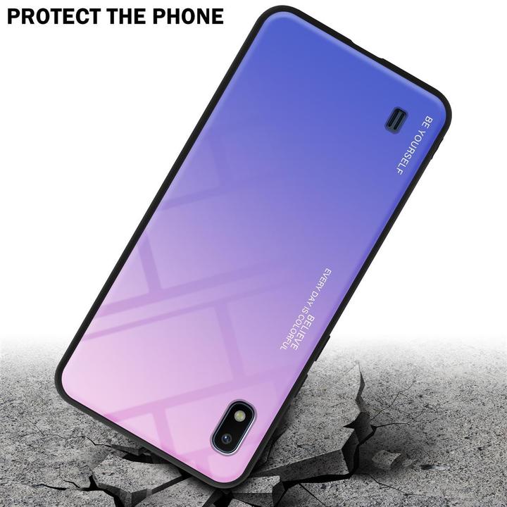 Actual product image Cadorabo TPU 2 colors glass cover (HTC One M10, Samsung Galaxy A10)
