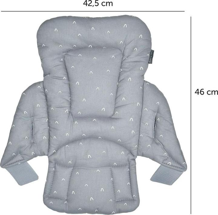 Actual product image La Loona LaLoona seat reducer for high chairs Seat reducer for Hauck Alpha high chair - Curves