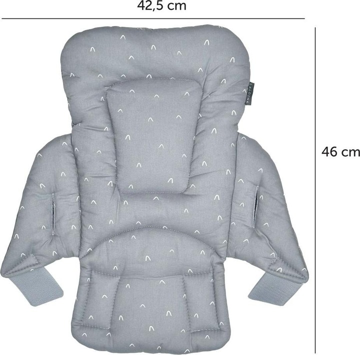 Produktbild La Loona LaLoona Sitzverkleinerer für Hochstühle Sitzverkleinerer für Hauck Alpha Hochstuhl - Curves