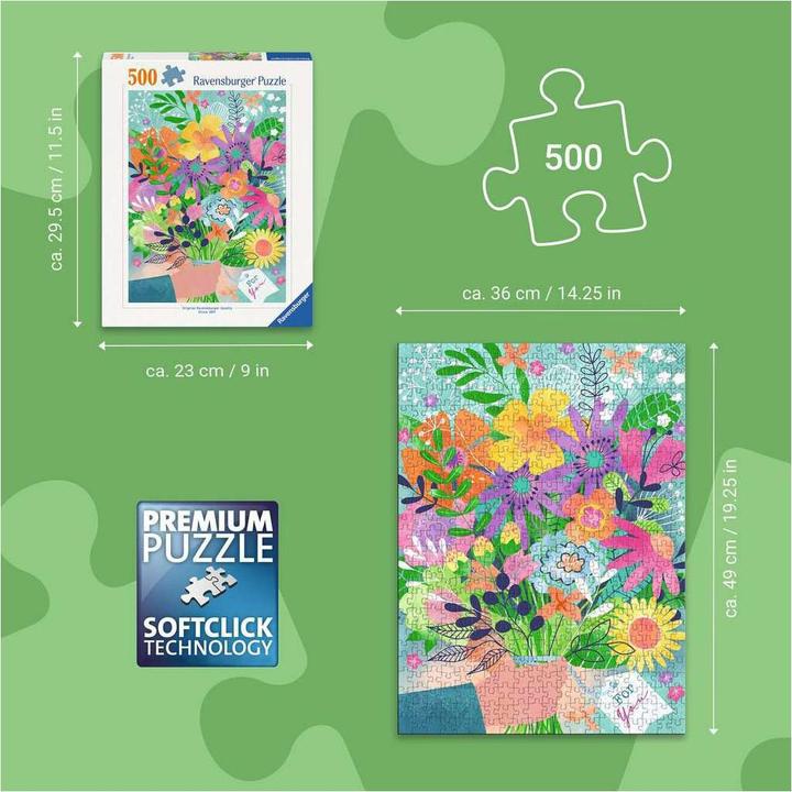 Produktbild Ravensburger Blumen für dich (500 Teile)