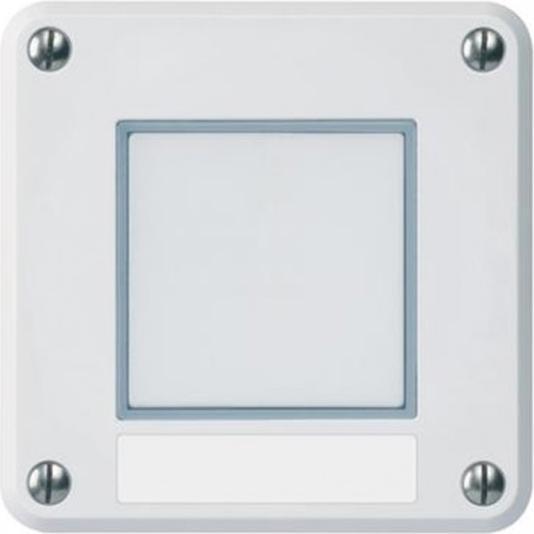 Actual product image Hager Sonnerie pushbutton Robusto UP, White