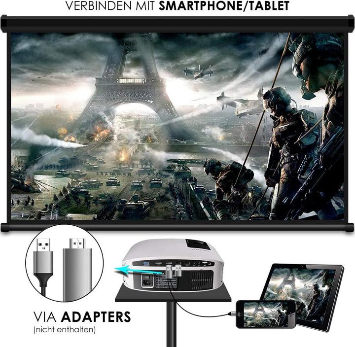 Produktbild Elephas 1080P Heimkino Beamer